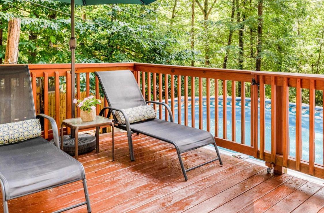 Pocono Cabin With Private Pool At Shawnee Mtn East Stroudsburg Ngoại thất bức ảnh